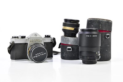 Lot 1569 - PETAX; an SP1000 camera with a super multi...