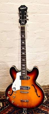 Lot 1274 - EPIPHONE; a left handed Casino, R97E0238, with...