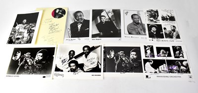 Lot 519 - JAZZ; a collection of black and white...