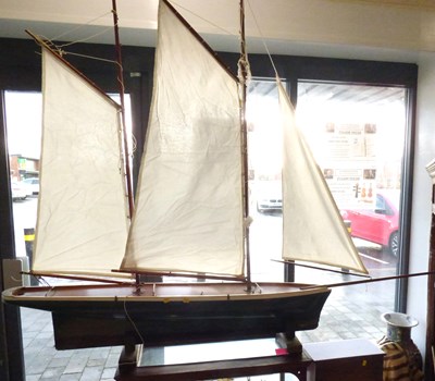 Lot 461 - A large wooden bodied three-masted yacht