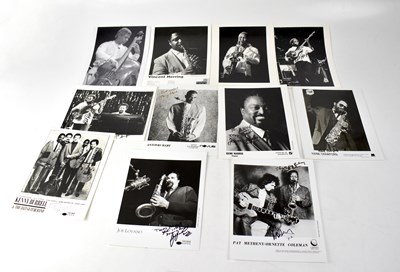 Lot 520 - JAZZ; a collection of black and white...