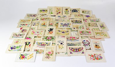 Lot 522 - A quantity of early 20th century silk...