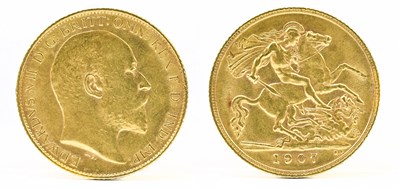 Lot 1447 - An Edward VII half sovereign, 1907.