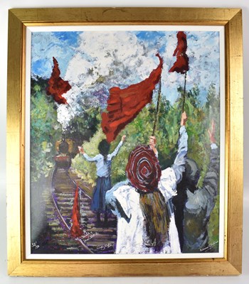 Lot 352 - TIMMY MALLETT (born 1955); a colour lithograph...
