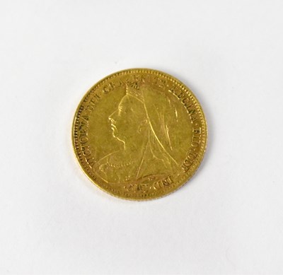 Lot 767 - A Victoria Old Head half sovereign 1901