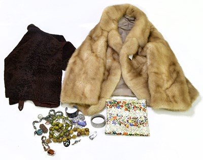 Lot 766 - Two vintage fur jackets to include a mink...