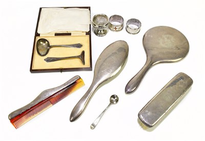 Lot 1117 - WALKER & HALL; a George V hallmarked silver...
