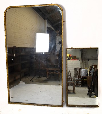 Lot 1453 - A large 19th century gilt framed two part wall...