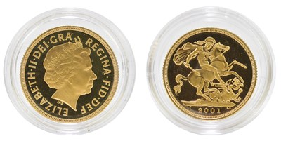 Lot 1402 - An Elizabeth II full sovereign, 2001,...