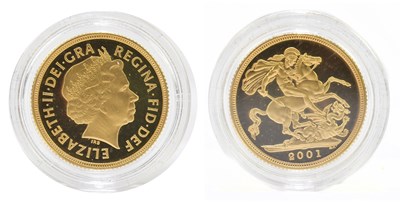 Lot 1403 - An Elizabeth II full sovereign, 2001,...