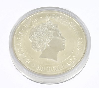 Lot 1409 - An Australian $30 2009 1kg 9999 grade silver...