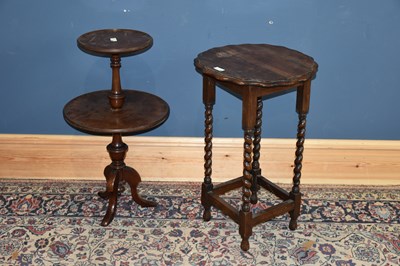 Lot 6646 - A late Victorian occasional table on column...