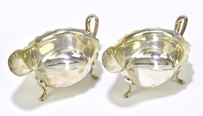 Lot 1129 - VINERS LTD; a pair of George V hallmarked...