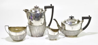 Lot 1037 - JONES & CROMPTON; a George V hallmarked silver...