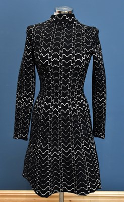 Lot 781 - ALAIA; an unworn with original tags black and...