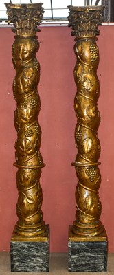 Lot 2932 - A large pair of 17th/18th century Italian...