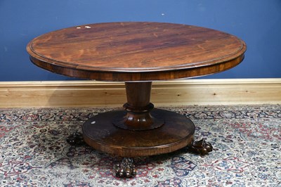 Lot 2353 - An early Victorian rosewood breakfast table,...