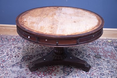 Lot 2333 - A 19th century mahogany library table with...