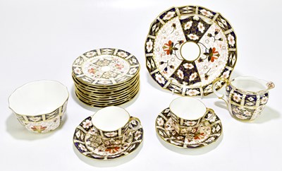 Lot 1508 - ROYAL CROWN DERBY; a part tea service,...