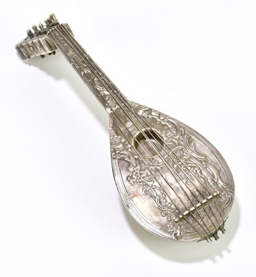 Lot 2015 - A Victorian imported hallmarked silver novelty...