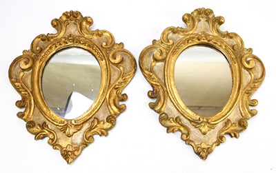 Lot 1467 - A pair of reproduction decorative gilt wood...