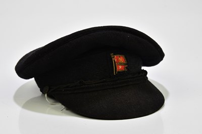 Lot 445 - WHITE STAR LINE/CUNARD; a dark blue velvet...