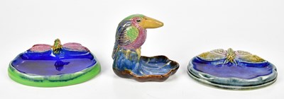 Lot 2226 - DOULTON LAMBETH; three bibelots, two decorated...