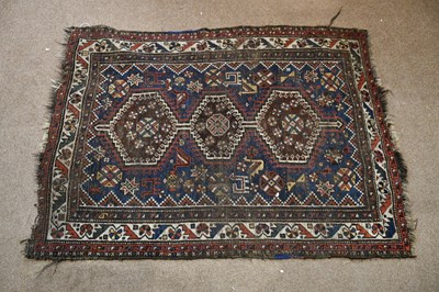 Lot 2293 - A red ground woven Bokhara rug, 155 x 115cm.