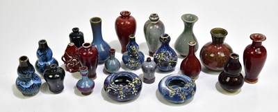 Lot 1593 - A large collection of Chinese miniature vases...
