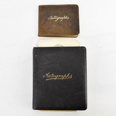 Lot 756 - Two vintage photograph albums containing...