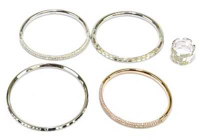 Lot 581 - SWAROVSKI FOR VICTOR AND ROLF; a white metal...