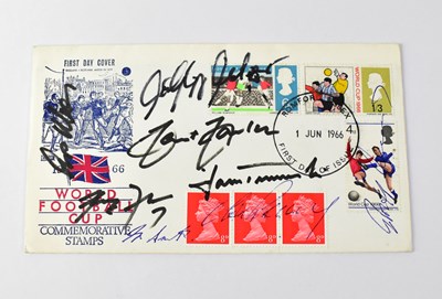 Lot 805 - WORLD CUP 1966; a first day cover bearing the...