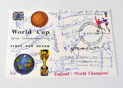 Lot 803 - WORLD CUP 1966; a first day cover bearing the...