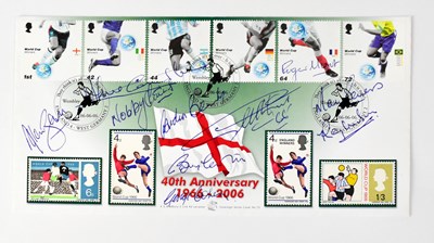 Lot 804 - WORLD CUP 1966; a first day cover bearing the...