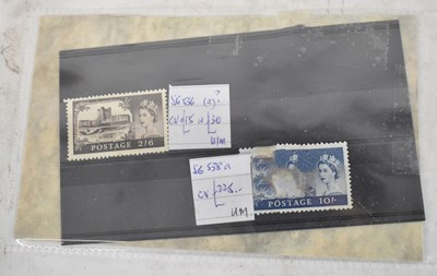 Lot 491 - A Queen Elizabeth II SG536 (a), and a 538(A),...