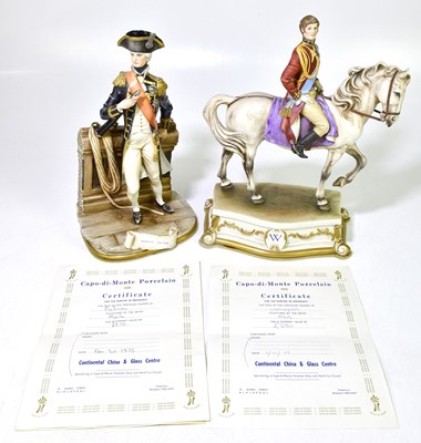Lot 1752 - BRUNO MERLI FOR CAPODIMONTE; a large figure...