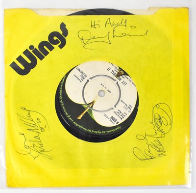 Lot 423 - PAUL MCCARTNEY AND WINGS; a 45rpm vinyl single...