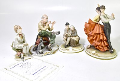 Lot 1757 - TYCE TOSCA FOR CAPODIMONTE; a figure 'The...