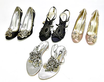 Lot 796 - KAREN MILLEN; four pairs of unused shoes...