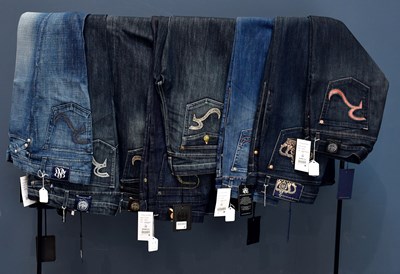 Lot 754 - ROCK & REPUBLIC; eight pairs of unused and...