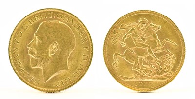 Lot 1399 - A George V full sovereign, 1912.