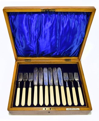 Lot 1198 - MARTIN, HALL & CO; a George V hallmarked...