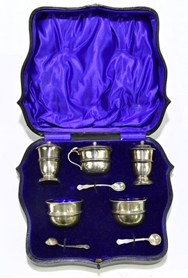 Lot 1313 - JAMES DEAKIN & SONS; a George V hallmarked...