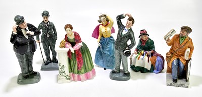 Lot 1735 - ROYAL DOULTON; seven figures comprising HN2775...