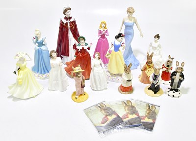 Lot 1736 - ROYAL DOULTON; a collection of figures...