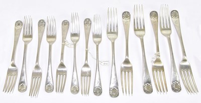 Lot 1171 - JAMES DEAKIN & SONS; a set of six Victorian...
