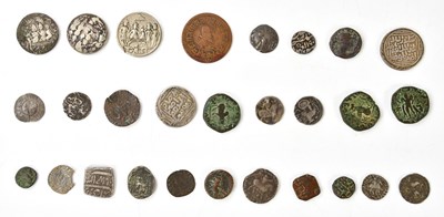 Lot 2227 - A collection of assorted coins and tokens...