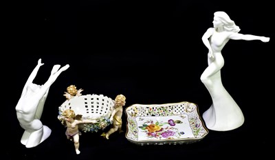 Lot 1678 - An early 20th century Continental porcelain...
