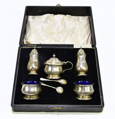 Lot 1328 - JAMES DEAKIN & SONS; a George V hallmarked...
