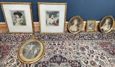 Lot 1563 - Six 19th century prints and engravings to...